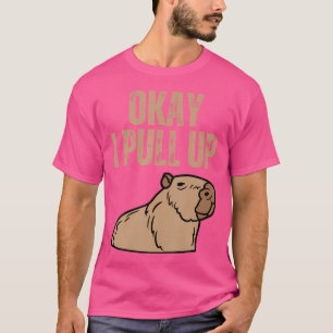 Ok ik kom capybara Leuke capibara dier respect T-shirt