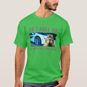 Ok ik kom capybara meme na feest rap song ar t-shirt