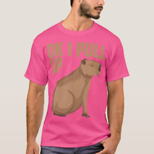 Ok ik trek Capibara Funny Capibara Animal Respect T-shirt