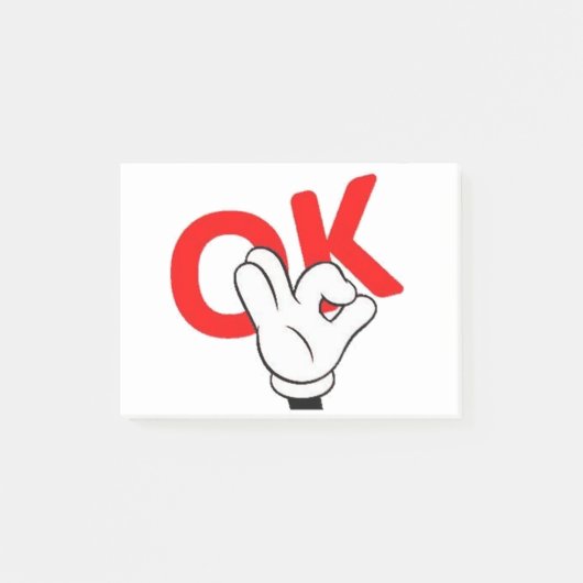 ok man ja man werkt grappig post-it® notes (Voorkant)