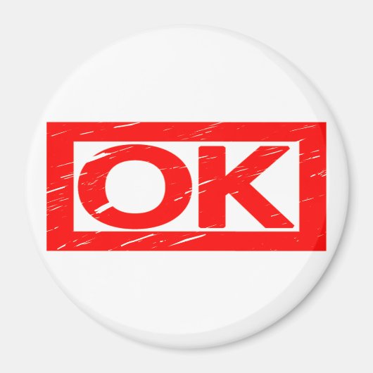 OK Stempel Magneet (Voorkant)