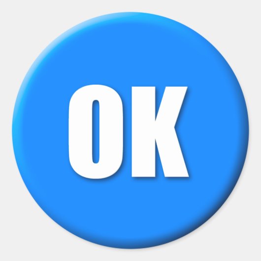OK Sticker (groot) (Voorkant)