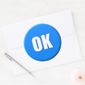 OK Sticker (groot) (Envelop)