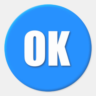 OK Sticker (klein)