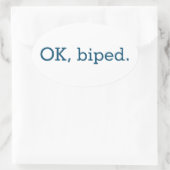 OK, Stickers Ovaux Biped (Sac)