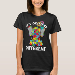 OK zijn verschillende autistische olifant bylloons T-shirt