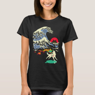 Okami Amaterasu Zonnegod Wolf De Grote Golf Video  T-shirt