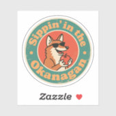  Okanagan Sipping Sticker (Vel)