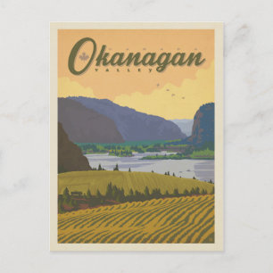 Okanagan Valley Canada Briefkaart