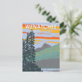 Okanogan Wenatchee National Forest Washington Briefkaart (Staand voorkant)