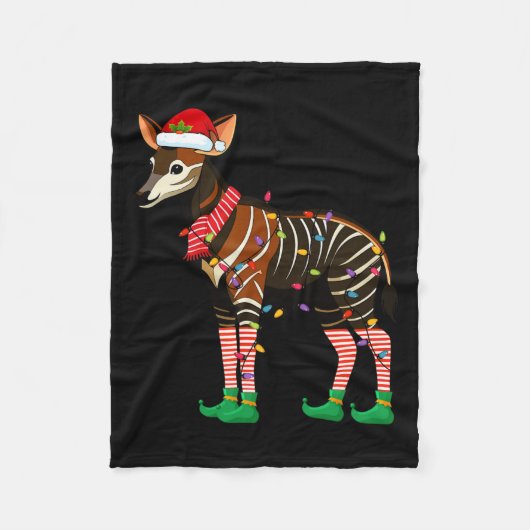 Okapi2 Fleece Deken (Voorkant)