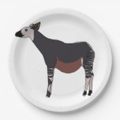 Okapi Animal Papieren Bordje (Voorkant)