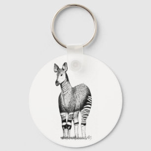 Okapi Art Keyring Sleutelhanger
