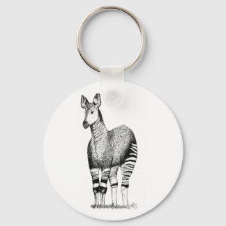 Okapi Art Keyring Sleutelhanger