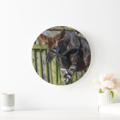 Okapi bij de klok van de dierentuin (Huis)