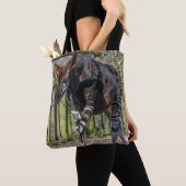 Okapi bij het dierentuinCanvas tas (Dichtbij)