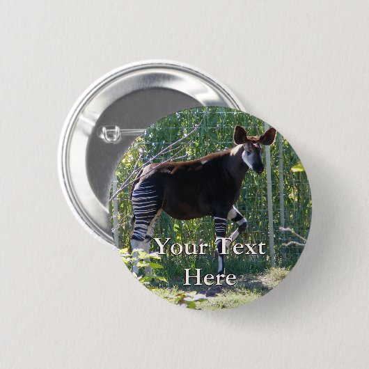 Okapi Button (Voorkant /achterkant)