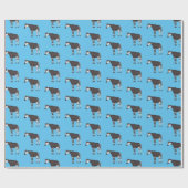 Okapi cartoon illustratie cadeaupapier (Vlak)