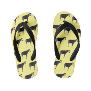 Okapi cartoon illustratie kinder teenslippers