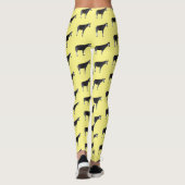 Okapi cartoon illustratie leggings (Achterkant)