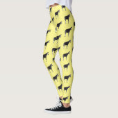 Okapi cartoon illustratie leggings (Links)