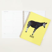 Okapi cartoon illustratie planner (Display)