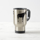 Okapi cartoon illustratie reisbeker (Voorkant rechts)