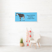 Okapi cartoon illustratie spandoek (Insitu)