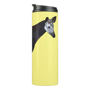 Okapi cartoon-illustratie thermosbeker