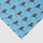 Okapi cartoon illustratie tissuepapier (Detail)