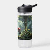 Okapi in het regenwoud, (Zebra Giraffe) Waterfles (Links)