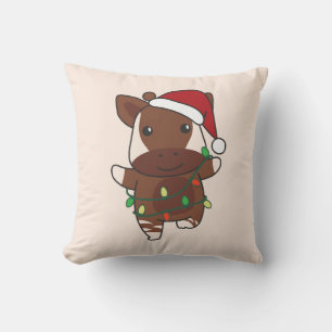 Okapi Kerst Winter Dieren Vakantie Okapis Kussen