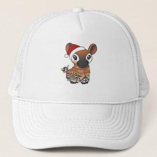 Okapi Kerstsneeuwwinterdieren Okapis Trucker Pet