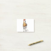 Okapi licht santa hat merry kerst post-it® notes (Op bureau)