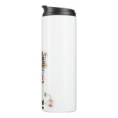 Okapi licht santa hat merry kerst thermosbeker (Geroteerd rechts)