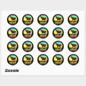 Okapi Ronde Sticker (Vel)