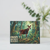 Okapi-Wildreservaat Briefkaart (Staand voorkant)