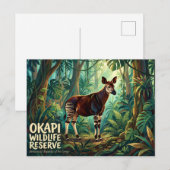 Okapi-Wildreservaat Briefkaart (Voorkant / Achterkant)