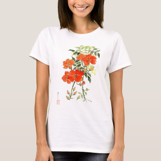 OKASAN Flowers 02 T-shirt (Voorkant)