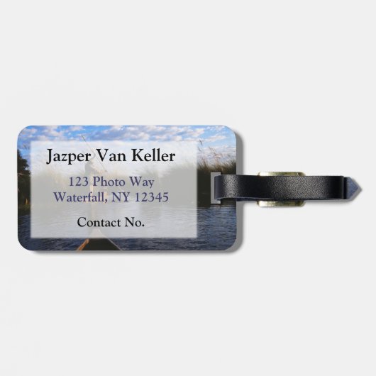 Okavango Delta Bagagelabel (Achterkant horizontaal)