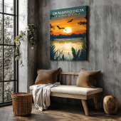 Okavango Delta Botswana Impression sur toile Art a