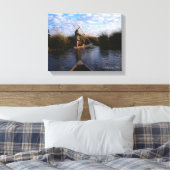 Okavango Delta Canvas Afdruk (Insitu (Slaapkamer))