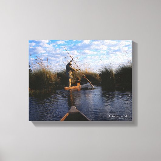 Okavango Delta Canvas Afdruk (Voorkant)