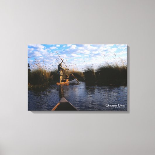 Okavango Delta Canvas Afdruk (Voorkant)