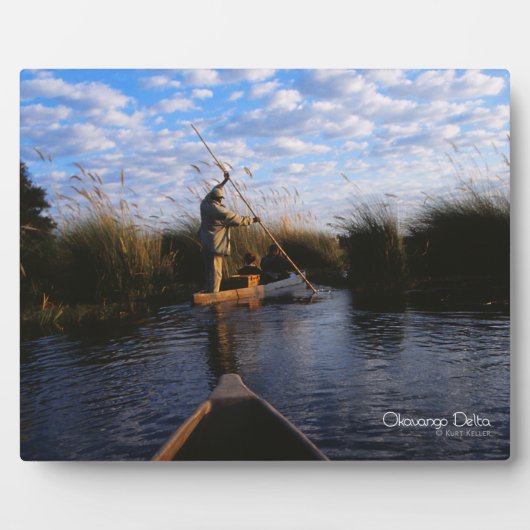 Okavango Delta Fotoplaat (Voorkant)