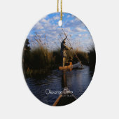Okavango Delta Keramisch Ornament (Rechts)