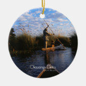 Okavango Delta Keramisch Ornament (Voorkant)