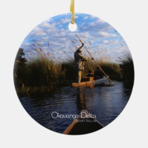 Okavango Delta Keramisch Ornament