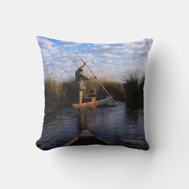 Okavango Delta Kussen (Voorkant)