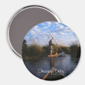 Okavango Delta Magneet (Voorkant / Achterkant)